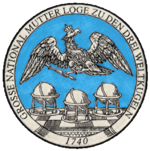 Siegel der Großen National-Mutterloge Zu den drei Weltkugeln